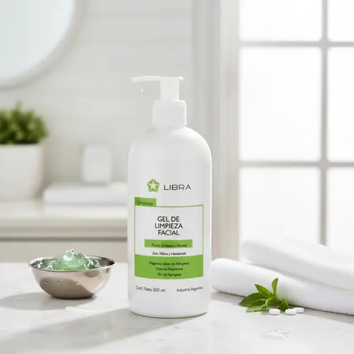Libra Gel Limpieza Facial Piel Mixta O Grasa 500ml