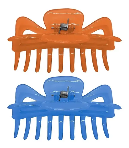 Broches Para Cabello 9 Dientes Colores X 6 Unidades Color 2