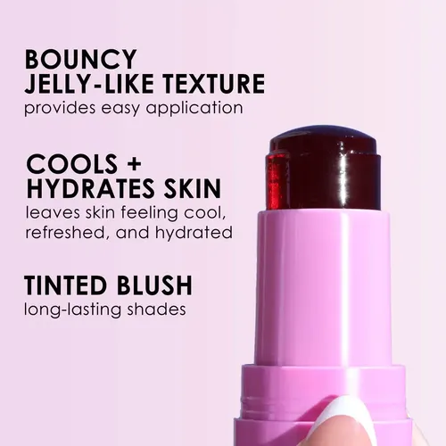 Rubor Líquido L.A. Colors Jelly Cool Iluminador Tono Extra Icy