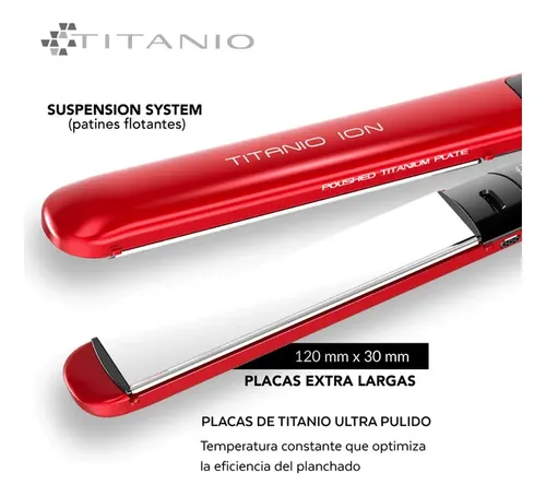Planchita De Pelo Digital Gama Iht Cp14 Red Titanio 4d 230 °