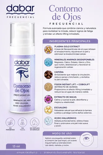 Contorno De Ojos Dabar Anti Arrugas Para Dia/noche X 15ml