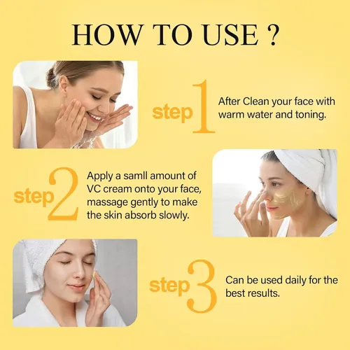 Crema Facial Con Vitamina C Y Cúrcuma Para Aclarar Las Manch