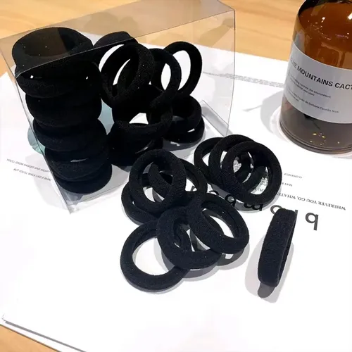 Cintas Elásticas Sin Costura Para El Cabello 100 Unidades