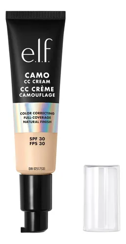 Cc Cream E.l.f. Camo, Corrector De Color, Spf 30 Fair, 100 W