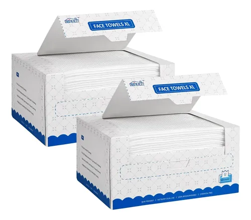 Toallas Faciales Homexcel 100 Content Biodegradables