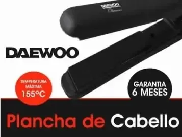 Plancha Planchita Cabello Pelo Cerámica Temp Daewoo Dhc-2060