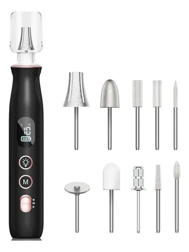 Lima De Uñas Eléctrica Profesional Inalámbrica Portátil
