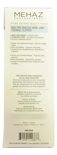 Cortaúñas Para Uñas De Los Pies Mehaz 668 Pro, Mandíbula Anc