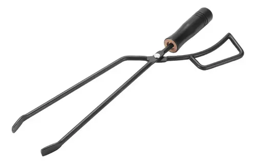 A . Estufa De Leña Para Troncos, Tenazas Para Chimenea ,