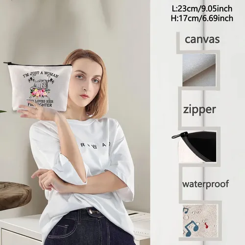 Bolsa De Maquillaje Cosmético Levlo I’m Just A Women Who Lov
