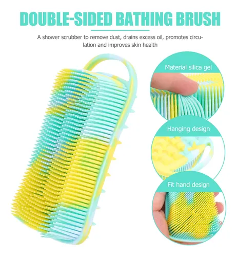 Exfoliante Corporal De Silicona Y Masajeador Capilar