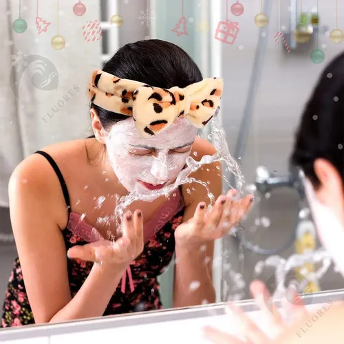 2 Diademas Muñequera Maquillaje Facial Spa Banda Para Cabell