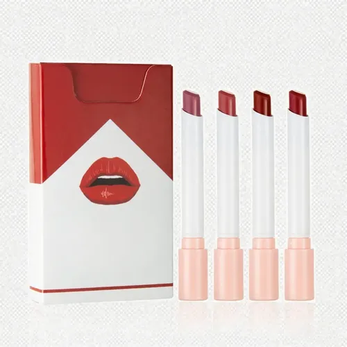 Set De Pintalabios Mate De 0,8 G, 4 Colores, Acabado Atercio