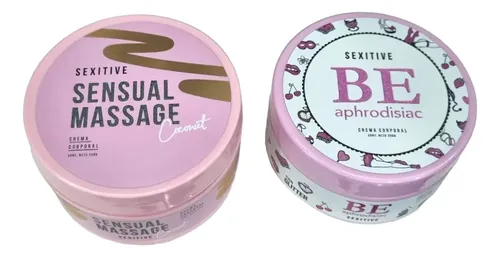 Kit X 2 Crema De Masajes Corporales Aroma A Coco Y Cereza