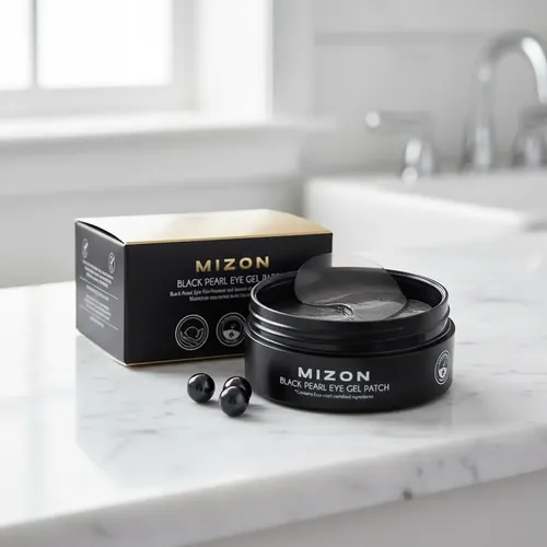 Mizon Parches Hidrogel Para Ojeras Black Pearl Premium Impor