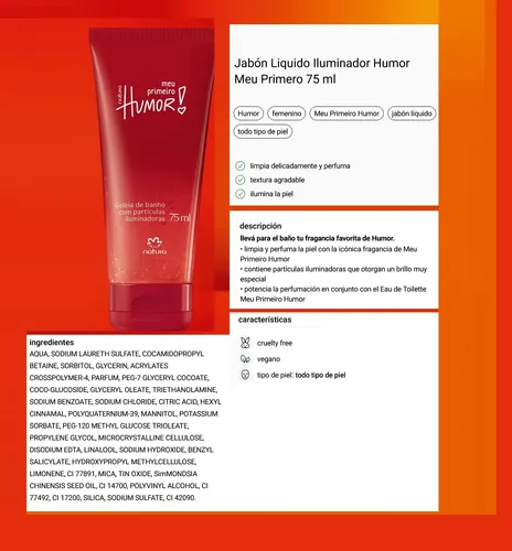 Kit De Humor 1 Eau De Toilette Femenino Natura Vegano