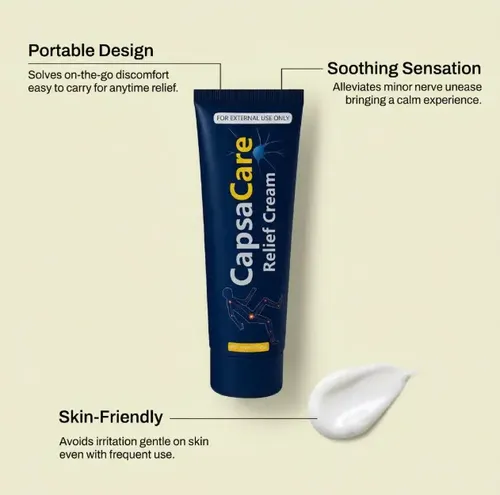 Cjw¡crema De Neuropatía Capsacare, Alivia Los Nervos &cc