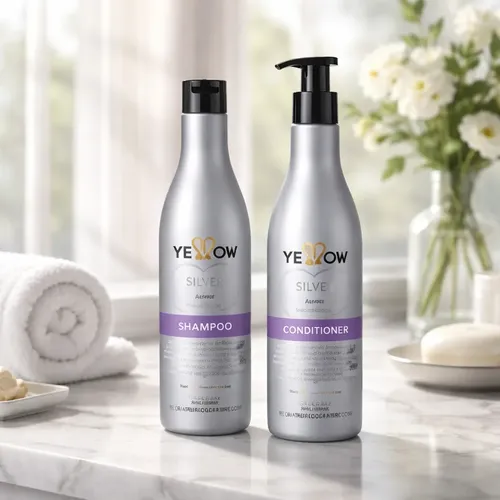 Kit Yellow Silver Shampoo Y Acondicionador Matizador