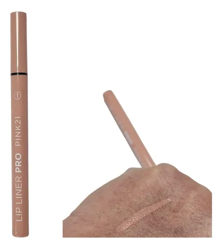 Delineador Labios Liquido Pink 21 Pro A Prueba Agua