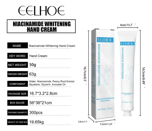 Crema De Manos Iluminadora Eelhoe Para Piel Seca Y Agrietada