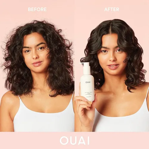 Set Anti-frizz Ouai Con Crema Y Espuma, 2 Unidades