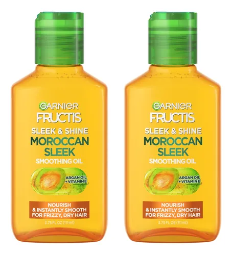 Tratamiento De Aceite Marroquí Garnier Sleek & Shine, 3.75 O