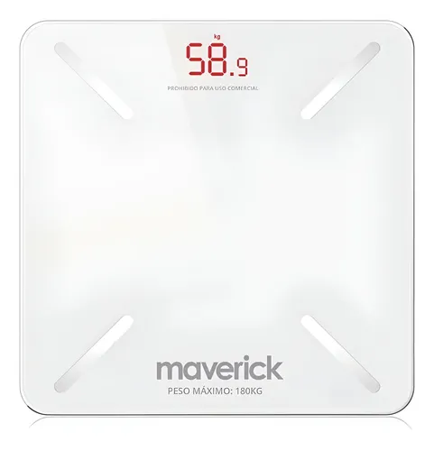 Balanza Personal Digital Con Bluetooth Maverick 180kg Bpd02