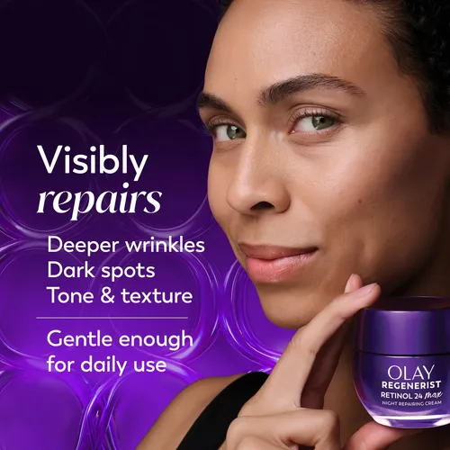 Crema De Noche Olay Retinol 24 Max Para Mujer, 1.7 Oz Todo Tipo De Piel Día/noche