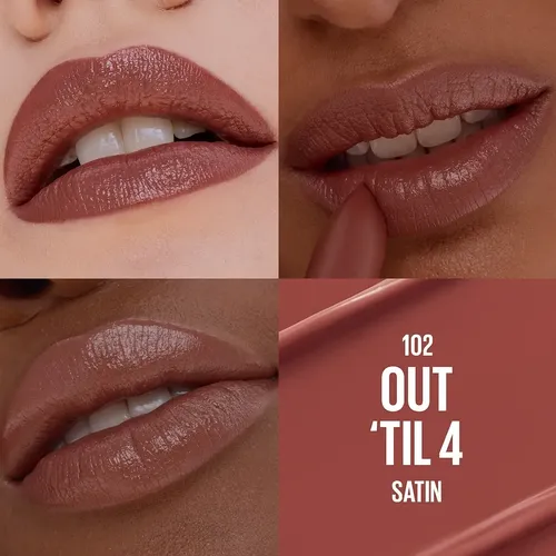 Maybelline Serum Lipstick Satín Out Til 4 102