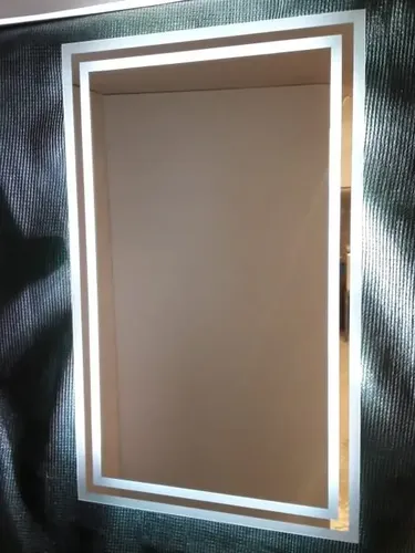 Espejo Luz Led Doble Guarda Esmerilada 60×70 Cm Baño Moderno