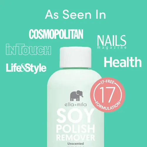 Removedor De Esmalte A Base De Soja Ella+mila, Sin Olor