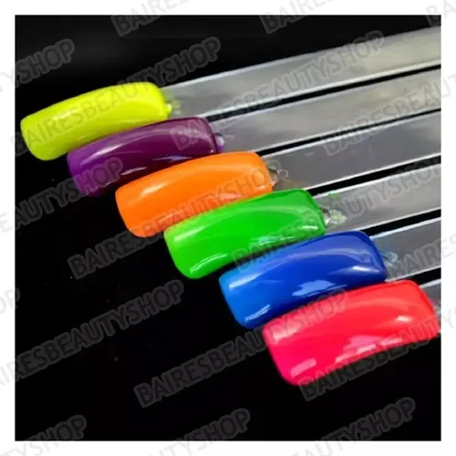 Polvo Fluorecente Pigmentos Neon Set Sombra De Ojos Fluo