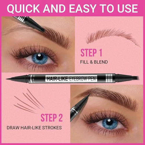 Lápiz De Cejas Imethod 2-en-1 Marrón Claro Con Cepillo