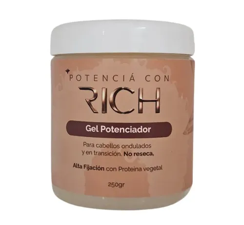 Gel Potenciador Rich Cova Alta Fijación Apto Método Curly
