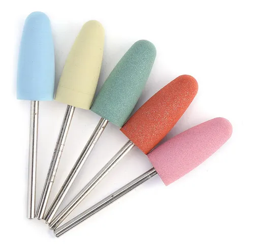 Juego De Brocas De Goma For Uñas, 5 Unidades .