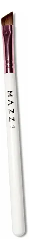 Pincel De Ojos Chanfle Mazz Make Up – Pelo Sintético Blanco