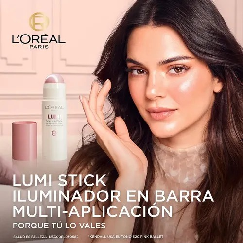 Iluminador Le Glass Highlighter Stick 630 Glowy Creme Chic L´oréal Paris