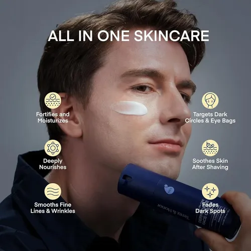 Crema Facial Terez & Honor DermForce para Hombres con Niacinamida Antienvejecimiento