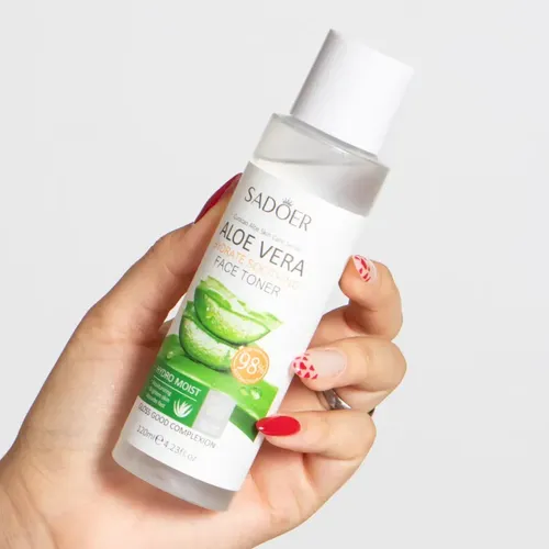 Tónico Facial Aloe Vera Hidratante Reparador 120 Ml Sadoer