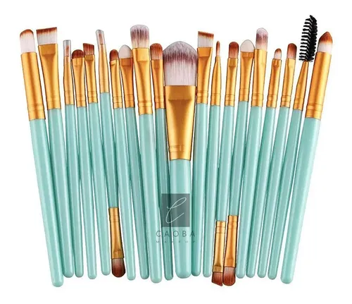Combo 20 Brochas Pinceles Sinteticos + Estuche