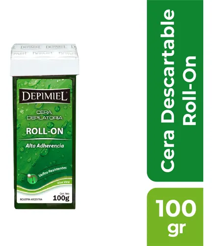 Cera Descartable Roll On Depimiel Alta Adherencia 100 Gr