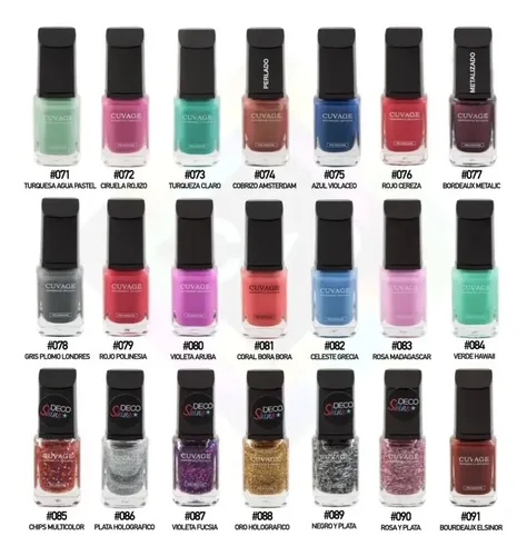 Cuvage Pro Keratine Esmalte Uñas Tradicional X 20 Sin Tacc