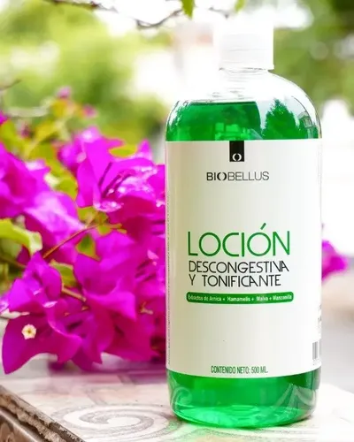 Biobellus Loción Descongestiva y Tonificante Herbal 500g Todo Tipo de Piel