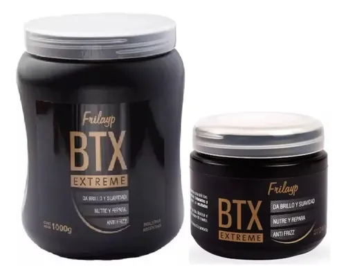 Baño De Crema Botox Extreme Nutricion Brillo X1k + Pote X240 Frilayp