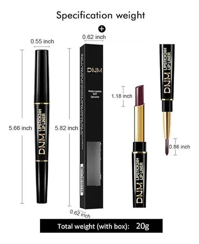Kaely Labial-delineador 2 En 1/larga Duración-hay 3 Tonos.