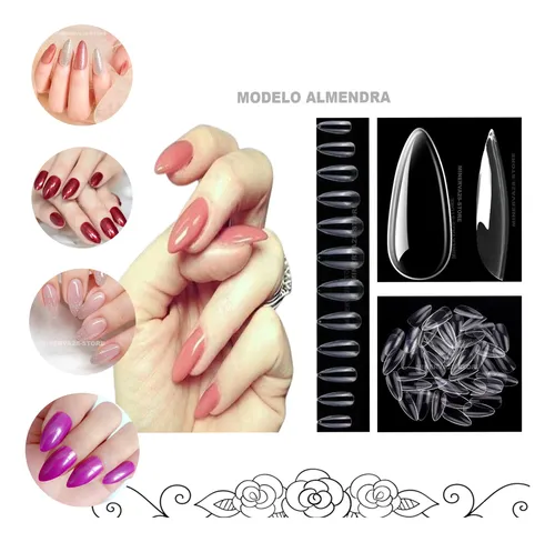 Tips Soft Gel Paris Night Press On Caja X500.u Nuevo Pack