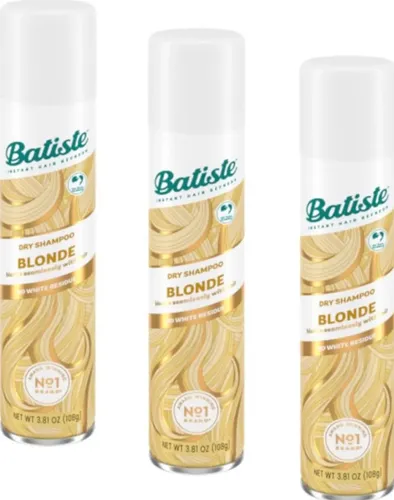 3 Shampoo Seco Batiste Blonde Lavado Sin Agua En Aerosol