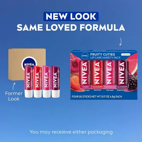 Nivea – Cuidado De Labios, Variedad De Frutas