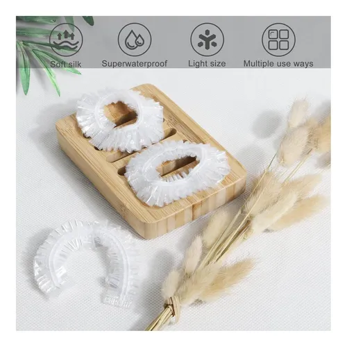 1000 Gorros Desechables De Ducha Mejorados Para Baño Transparent