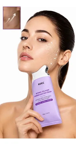 Crema Antirrugas Cuello Escote Papada Con Gua Sha Retinol